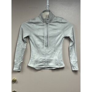 Spyder Active Womens Jacket Size M Grey‎ Silver Zip Up Activewear NWT MSRP $88